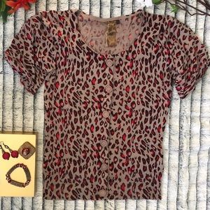 Leopard Print Top